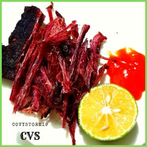 THỊT TRÂU KHÔ GÁC BẾP TÂY BẮC (Loại 1- ngon và mềm hơn) gói 250 gram hút chân không tặng kèm chẩm chéo.