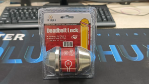 Stainless Steel High Security Single Cylinder Deadbolt Lock Entrance Lockset - Durable And Secure