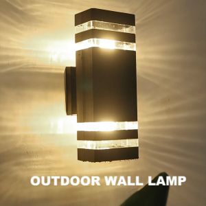 LUCKYLED E27 Waterproof Wall Light Outdoor Light LED Lampu Dinding Replaceable Bulb Garden Corridor