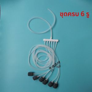 ท่อ PVC พร้อมหินอากาศสำหรับเลี้ยงปลา ท่อเพิ่มออกซิเจน อุปกรณ์เสริมเครื่องกำเนิดอากาศ หินอากาศฟอง