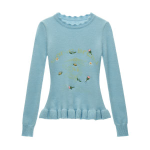 MAMC | Áo Cardigan Len Cổ Voan Mới Thu 2025