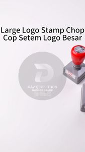 Rubber Stamp/Pre Ink Rubber Stamp/Self Ink Rubber Stamp/XXL Logo Stamp Chop / (CUSTOM MADE)