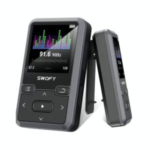 Máy Nghe Nhạc MP3 Mini Bluetooth 5.0 32GB Tích Hợp Radio FM Và Chức Năng Ghi Âm Giọng Nói Dành Cho Trẻ Em - Điều Khiển Bằng Cảm Ứng