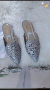 Sandal Pesta Hak Pendek 3 cm: Model Payet & Pengantin