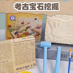 DIY Mining Crystal Pirate Treasure Gem Archaeology Model Learning Education Collection Funny Exploration Gifts Toys for Children