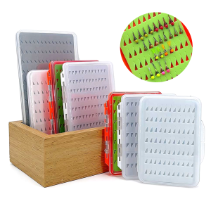 1pc Ultra Thin Fishing Fly Box Storage Box Case for Micro Flies Midge Nymphs Fly Fishing Lure Container Tackle Pesca