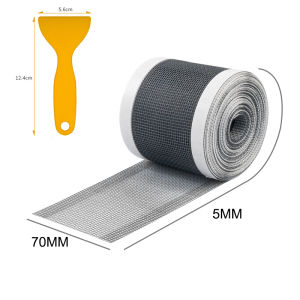 5m Cutable Shower Drain Hair Catcher Self-Adhesive Floor Drain Stickers Disposable Mesh Sink Strainer Filter For Bathroom