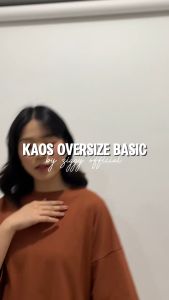 Kaos Oversize Hijab Friendly: T-shirt Lengan 7/8 Non-Busui