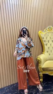 Fashion Wanita One Set Oneset Alexa by DST Collection Busui Friendly