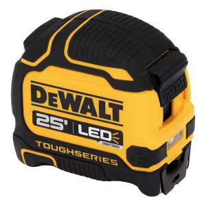 Dewalt 25 ft. Tape Measure with Rechargeable LED Light
