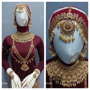 PROMO COD New Arrival Baru india import dari india terbaru motif cek out kalung india full set india  kalung wedding besar bridal set kalung india perhiasan pengantin india Kalung bridal kalung india pengantin bridal kalung big size kalung india