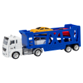 Simulated Alloy Semi-trailer Truck Model. 