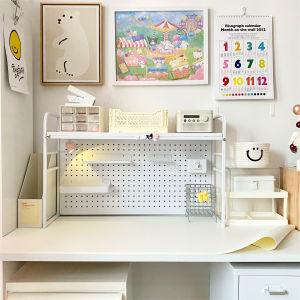 Table Mat Student Mat Dormitory Cream White Tablecloth Ins Style Accessible Luxury Fancy Desktop Layout Waterproof Customization