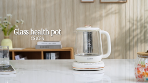 1.5L Health Pot Electric Kettle can boil Tea of dehumidification Portable Multi Cooker Tea Dessert Cooker 16 Functions with 12h heat preservation Multifunction Food Grade Glass Jug