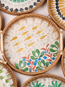 Woven Basket Tray