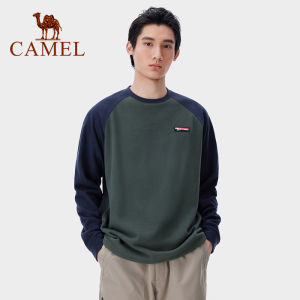 Cameljeans Outdoor Autumn Winter Long-sleeved T-shirt Heat-collecting Warm Plus Fleece Bottoming Shirt