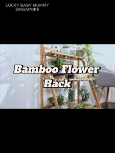 【Type A】3 Tier 4 Tier Plant Rack Flower Stand Flower Rack - 100% natural bamboo - Pretty Display