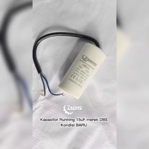 Kapasitor Running 15 uF merek DBS kondisi BARU