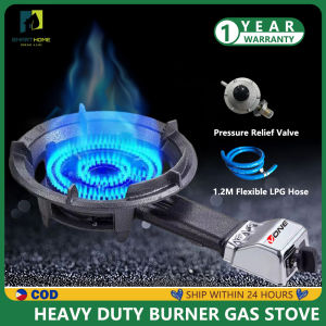Heavy Duty Burner Gas Stove Automatic Ignition Single Cast Iron Kalan Burner High Pressure Gas Stove Fast Cooking