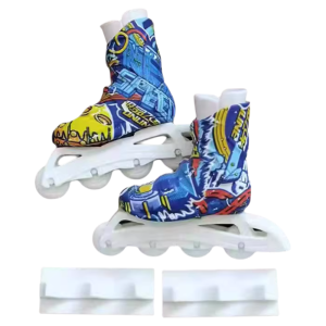 Finger Skating Shoes Classic Colors Mini Finger Roller Skating Shoes Scooter Childrens Stress Relief Toys Desktop Decoration