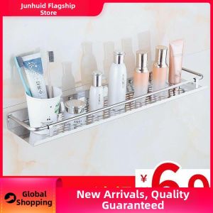 JUNHUIDA | Bathroom Wall-mounted No-drilling Organizer Shelf