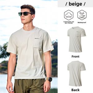 Jeep | Jeep Mens Outdoor Sporty Lightweight Short Sleeve T-Shirt Breathable Sunscreen Casual Half Sleeve Summer Top Moisture Wicking