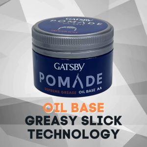 GATSBY POMADE SUPREME GREASE OIL BASE 80g