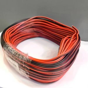สายไฟดำ-แดง 0.3 50 เมตร 12 / 24V  สายไฟ DC ดำแดง ขนาด 2 X 0.3