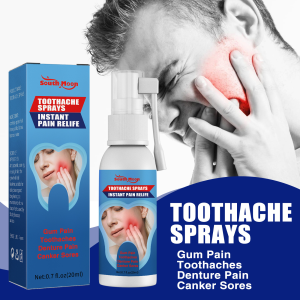 【3 Seconds Pain Relief】Toothache Spray 20ml Instant Teeth Pain Treatment Plant Extracts Hormone Free Wisdom Tooth Removal Toothache Pain Relief Ubat Sakit Gigi Berlubang