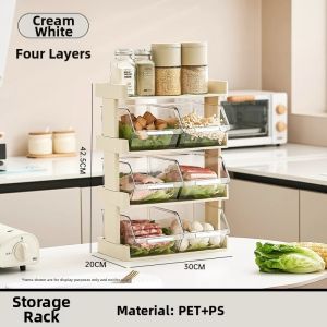 AMU·PIGGY | Multifunctional Food-grade Kitchen Storage Rack