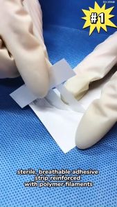 Sterile First Aid Wound Skin Closure Surgical Tape Without Sutures Postpartum Wound Repair Adhesive Steri Strip Skin Repair