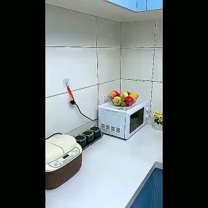 Móc Dán Tường Kẹp Giữ Dây Điện Phích Cắm Điện Hình Gấu / Kệ Đỡ Sạc Điện Thoại - Móc Treo Đồ Đa Năng / Giá Đỡ Phích Cắm Hình Gấu