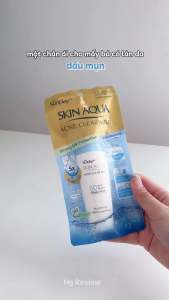 Kem chống nắng dưỡng da ngăn ngừa mụn Sunplay Skin Aqua Acne Clear Eco Việt Nam SPF 50 PA++++ 25g