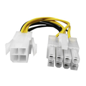 ATX 4 Pin Male to 8 Pin Female EPS Power Cable Cord Adapter PC Motherboard CPU Power Supply Line Extension Cable