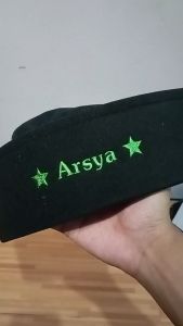 Peci songkok Anak Custom Nama Free Bordir Nama Sendiri