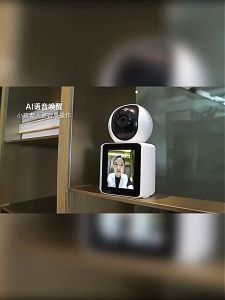 Smart WIFI Camera with 2.8 Inch Screen 1080P Two way Audio AI Video Call Baby Monitor CCTV Surveillance Security Wireless dual Camera
