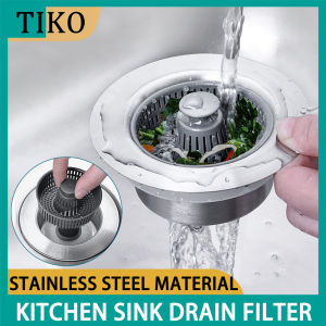 Kitchen Stainless Steel Kitchen Sink Filter Screen  Drain Bowl Leak Plug Waste Drain Basket
