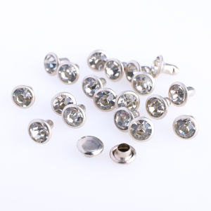 6/8mm Crystal AB Trim Rivets Rhinestone Diamond Studs For DIY Crafts Clothing Bag Leather Deco Spikes Glass Drill Rebite