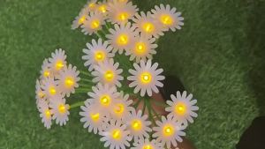 6 Leds Solar Flowers Lights For Outdoor Garden Courtyard Atmosphere LED Plug-in Lights Decor