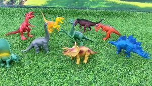 Soft rubber Dinosaur World Toy Combination Jurassic Simulation Magical Dinosaur Egg jungle scene Drop Resistant