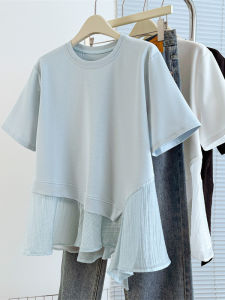 AIYITI | Chiffon Short Sleeve Large Size Womens Top