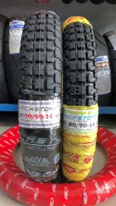 Sepasang Ban Trail Tubeles 80/90-14 & 90/90-14 Ring 14