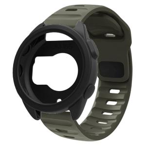 2 in 1 Silicone Strap+Case For Garmin Forerunner 165 Hollow Out Protective Cover For Garmin Forerunner 165 Soft Sport Band Watch