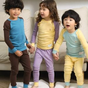 ชุดนอนเด็กแขนยาวขายาว 23fw/ Raglan Bear