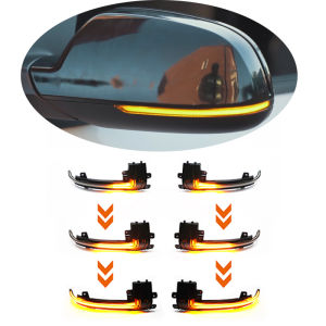 for Audi A4 A5 S5 B8.5 RS4 Dynamic LED Turn Signal Light Sequential Rearview Mirror Indicator Blinker for Enhanced Visibility