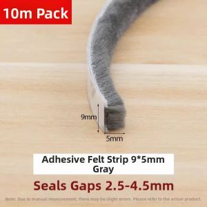 Windproof Sealing Strip for Doors and Windows Felt