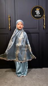 BANAU - Mukena Anak Sabina 2in1 Motif 5-9 Tahun Terbaru