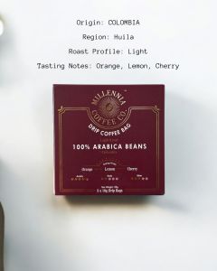 Millennia Coffee Co. - Colombia Light Roast Drip Coffee Bag