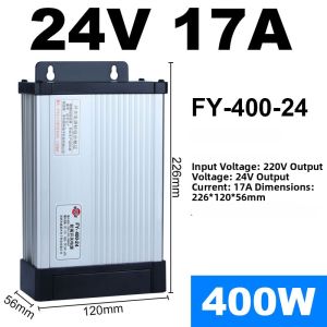 Wz | Rainproof Switching Power Supply 220V to 12V 400W