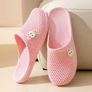 PH | Womens Slipper Home & Outdoor Use Cap Toe Summer Fashion Flat Half Waterproof